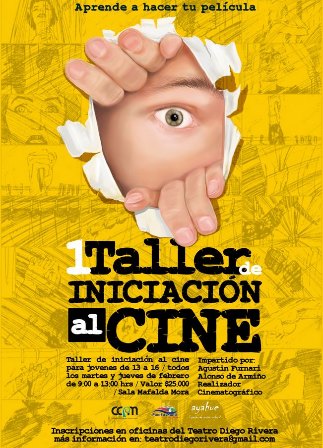 Ínvitación a inscribirse en Taller de Cine para adolescentes
