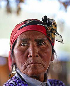 Emblemática líder del territorio pehuenche, Nicolasa Quintreman