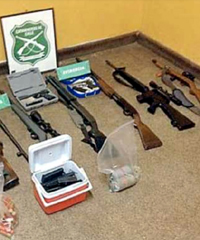 Encuentran arsenal de guerra en casa de empresario agrícola de Victoria y queda en libertad