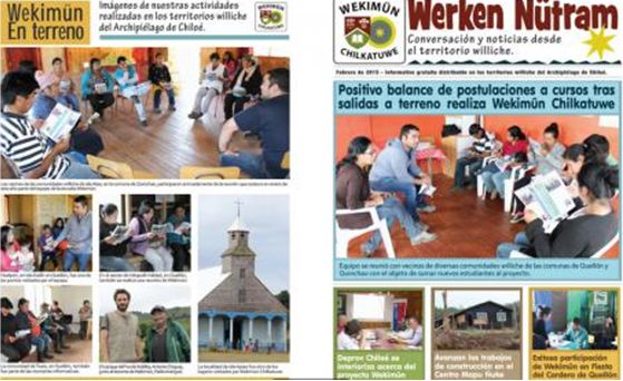 Chilwe – Chiloé: Boletín Werken Nütram, febrero 2015