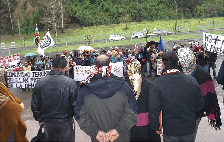 Comunidades mapuche afectadas por la contaminación  del vertedero Boyeco en Temuco