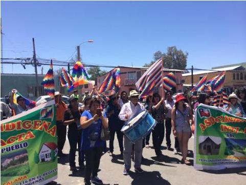 Con marcha en Calama Pueblos originarios de Chile exigen derogación de decretos 66 y 40 