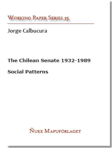The Chilean Senate 1932-1989