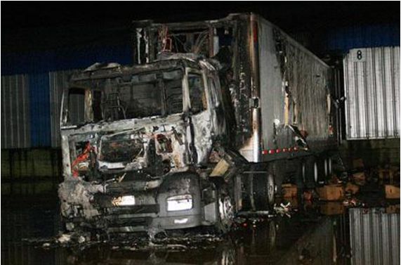 Padre Las Casas: Camionero simuló atentado incendiario para cobrar seguro