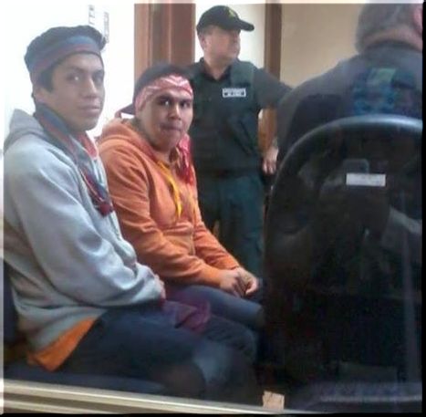 LLellipun en Plaza Caupolican de Cañete, ante Fallo contra de Rodrigo Viluñir y Esteban Cona