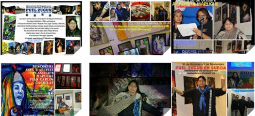 Muestra artística PUEL ZUGUN (Habla del este) del artista plástico y comunicador Mapuche- chehuelche