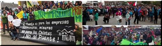 Defensa de Chiloé: Masiva y contundente marcha en Castro contra el saqueo (ver video)