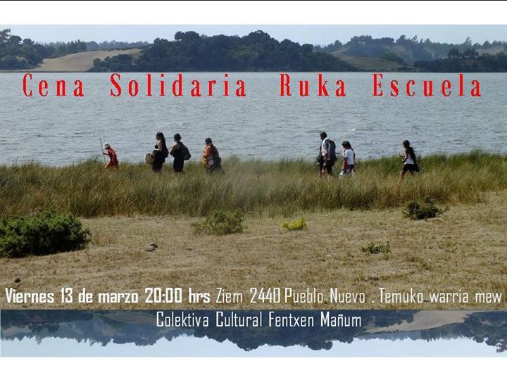 Temuco: Cena Solidaria Ruka Escuela