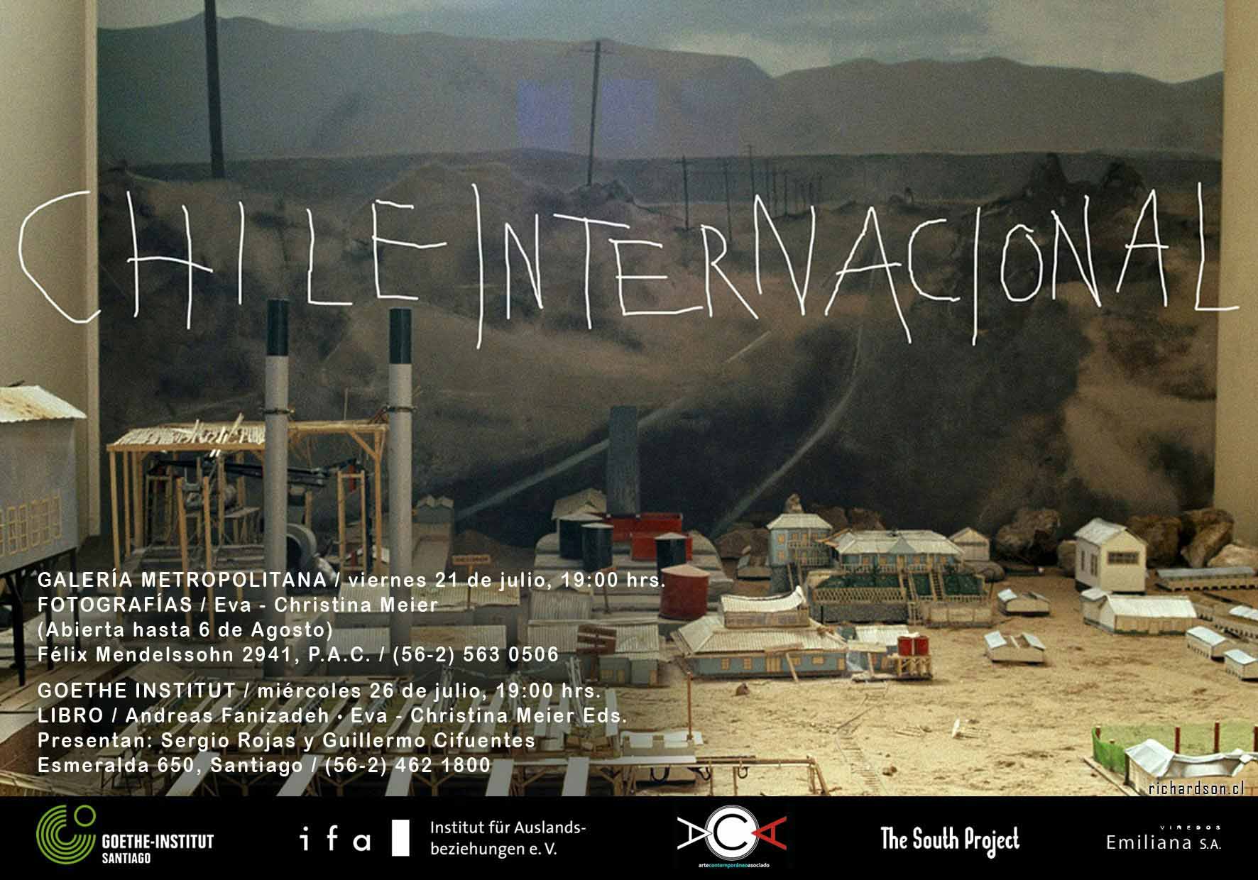 GOETHE INSTITUT y GALERÍA METROPOLITANA  presentan: “CHILE INTERNACIONAL”