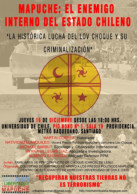 Mapuche: el enemigo interno del estado chileno