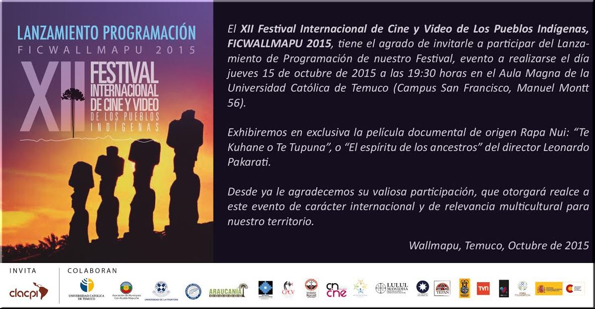 Chile,Temuco: Lanzamiento de Programación FICWALLMAPU 2015