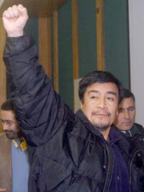 Héctor Llaitul: "Nuestro cuerpo es lo único que nos queda para protestar" 