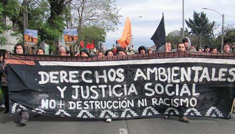Solidaridad con el pueblo mapuche