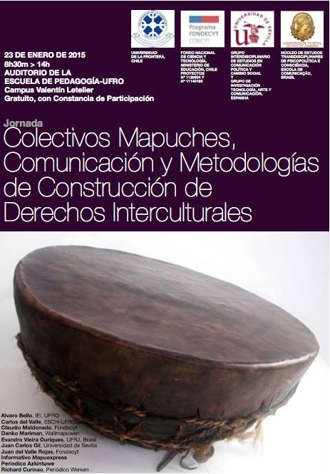 Jornada Colectivos Mapuche, Comunicación y metodologías de construcción de Derechos Interculturales 