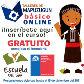 Curso gratuito online de nivel básico de Talleres de Mapuzugun