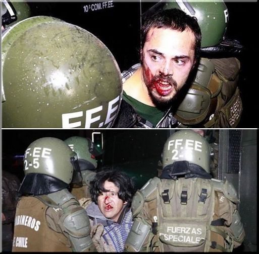 Nota e imágenes del violento desalojo de Conadi (ver video)