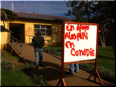 Cerca de 40 comuneros mapuche mantienen tomada la Municipalidad de Ercilla