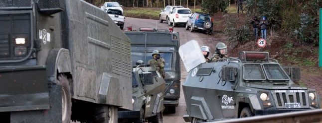 GOPE detuvo a una mujer mapuche con bebe 2 meses de vida