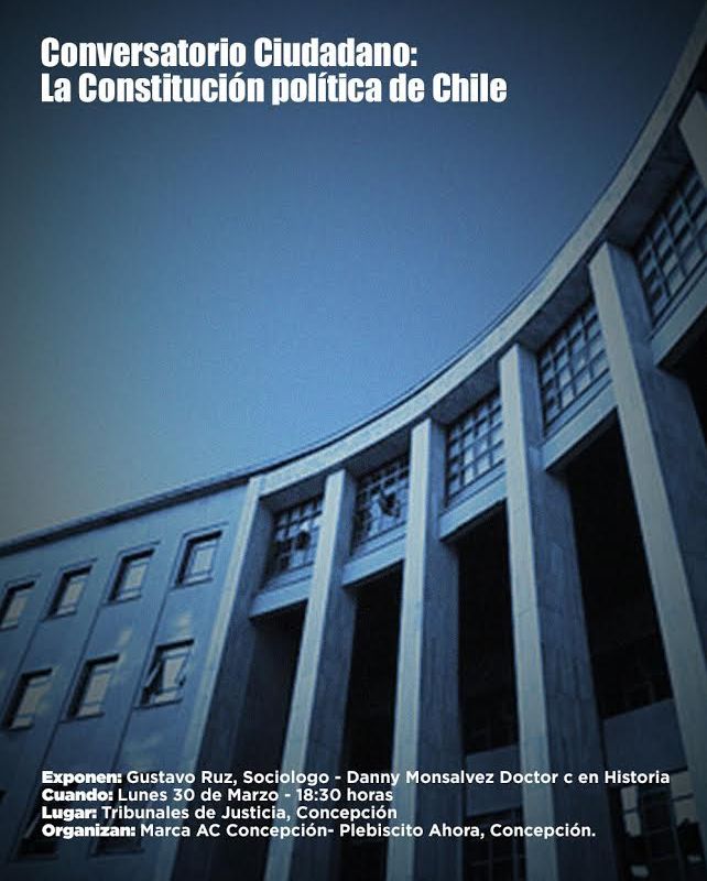 Concepción, Conversatorio Ciudadano:  La Constitución Política de Chile