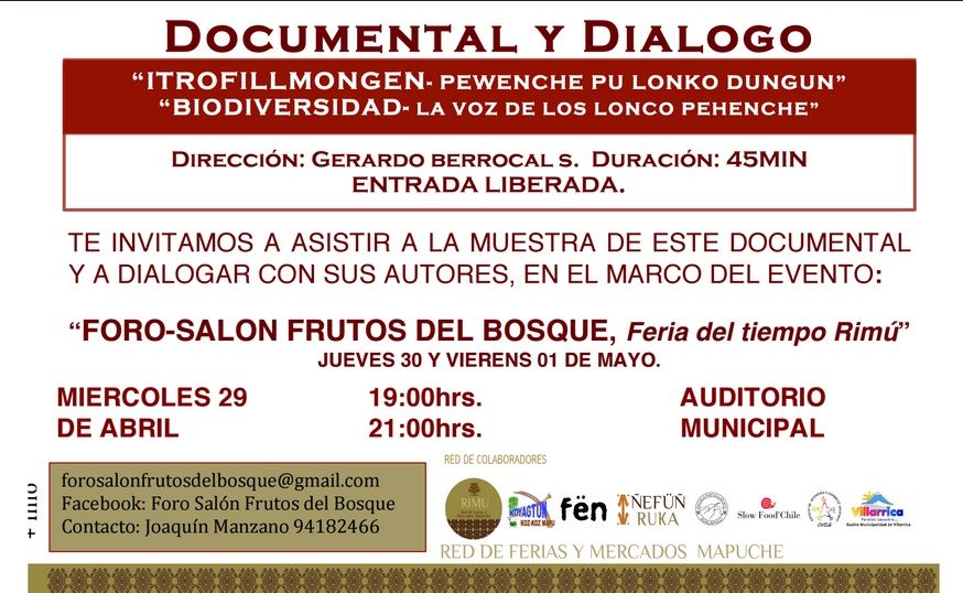 Documental Itrofillmongen- Pewenche Pu Lonko Dungun - Biodiversidad- La Voz De Los Lonco Pewenche