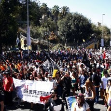 La “Marcha de todas las marchas” en Santiago