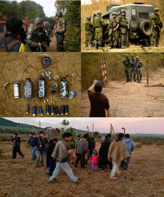 Violenta represión: Familias mapuche bajo fuego en Ercilla