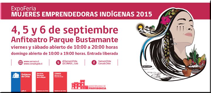 Chile, Santiago: ExpoFeria Mujeres emprendedoras Indígenas 2015