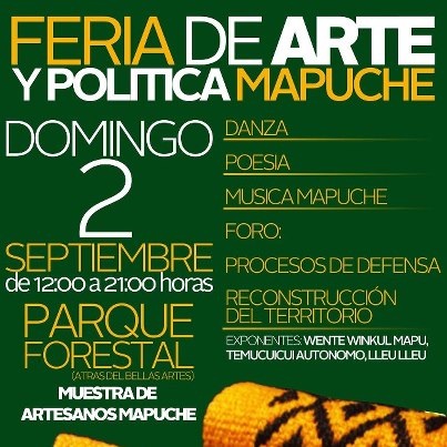 Feria de Arte y Política Mapuche