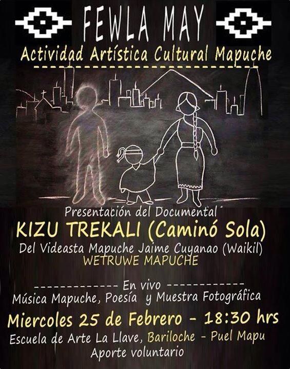 Argentina, Bariloche : #Fewlamay! Actividad Artística Cultural Mapuche