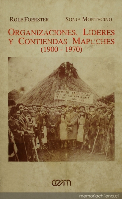 Organizaciones, líderes y contiendas mapuches: (1900-1970)