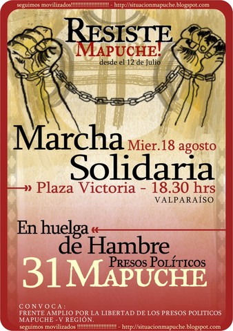 Movilización nacional 18 de agosto en Valparaiso