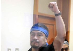 Los(as) familiares del PPM Hector LLaitul Carrillanca