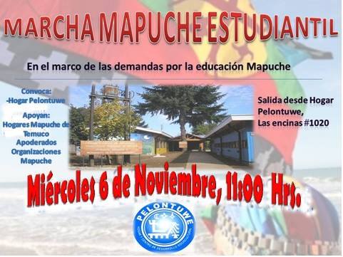 Por la justa lucha del pueblo Mapuche, y la lucha del Hogar