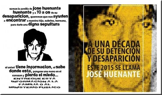 Comunicado publico de la familia de José Huenante