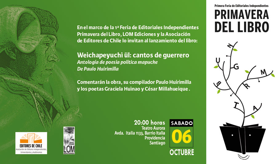 Cantos de Guerrero Antologia de poesía política mapuche