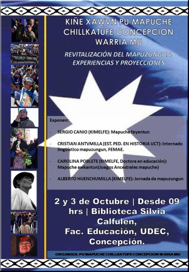 KIÑE XAWVN PU MAPUCHE CHILLKATUFE CONCEPCION WARRIA MU - revitalizacion del mapuzugun, experiencias 