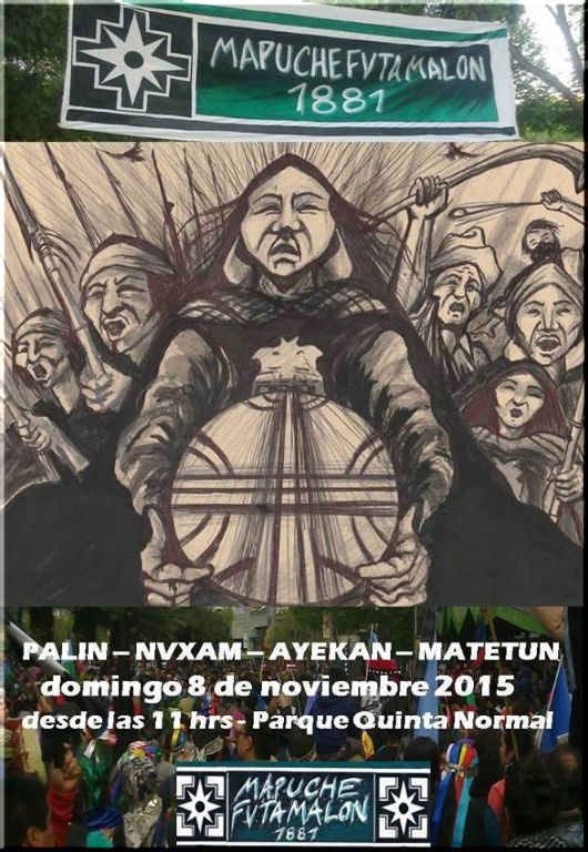 Chile,Santiago: Mapuche Fvta Malon 1881