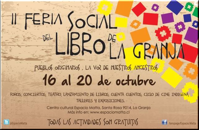 Chile,Santiago: II FERIA SOCIAL DEL LIBRO DE LA GRANJA