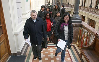 Voceros de reos mapuches en la Suprema