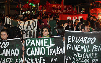 El mapa de las organizaciones de los huelguistas mapuches