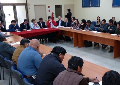 Gobierno realiza mesa de trabajo con Dirigentes Mapuche