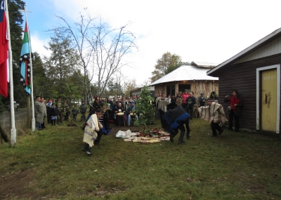 Comunidad indígena de Villarrica inauguró ruca
