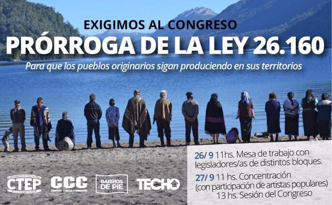 El Gobierno Argentino acepta la ley que impide los desalojos