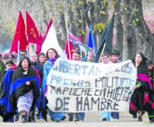 Encuesta revela que 86% piensa que huelga mapuche afecta imagen internacional de Chile