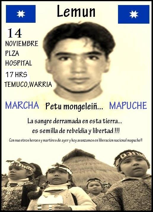 Diez años de la muerte de comunero mapuche Álex Lemún