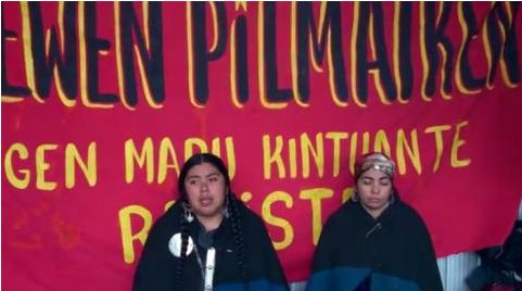 Difusión en Europa:  en defensa del agua, de la vida, la cultura y los territorios mapuche williche