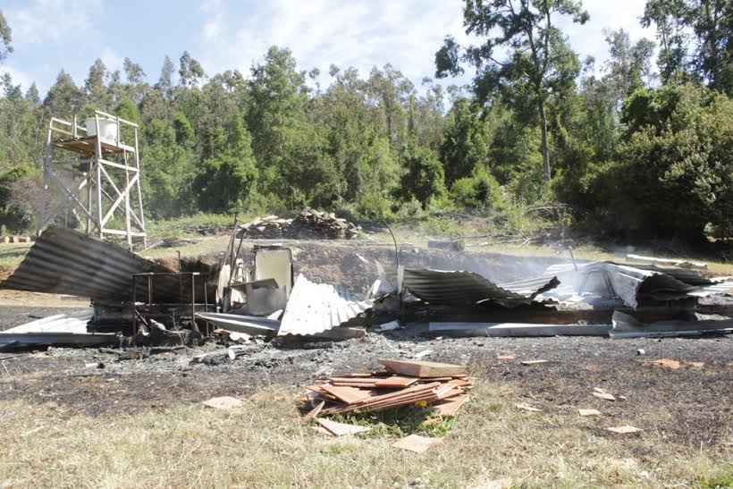 Incendian dos casas y atacan con fusiles de guerra a mapuche en Pocuno