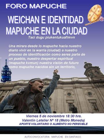 Weichan e identidad mapuche en la ciudad