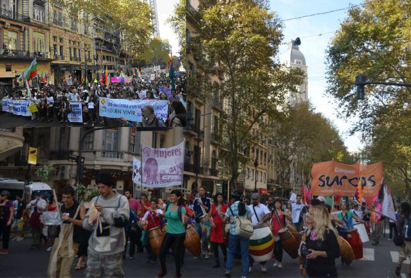 Argentina,Buenos Aires: Mujeres indígenas marcharon por el Buen Vivir