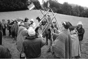 Mapuches se enfrentan por el predio comprado a Luchsinger